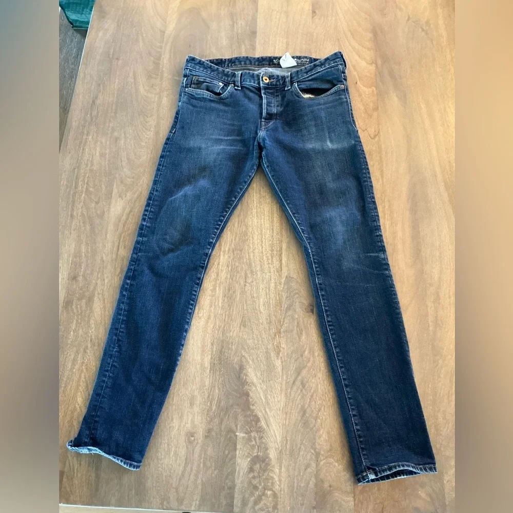 Conscious denim slim fit men’s jeans button fly
